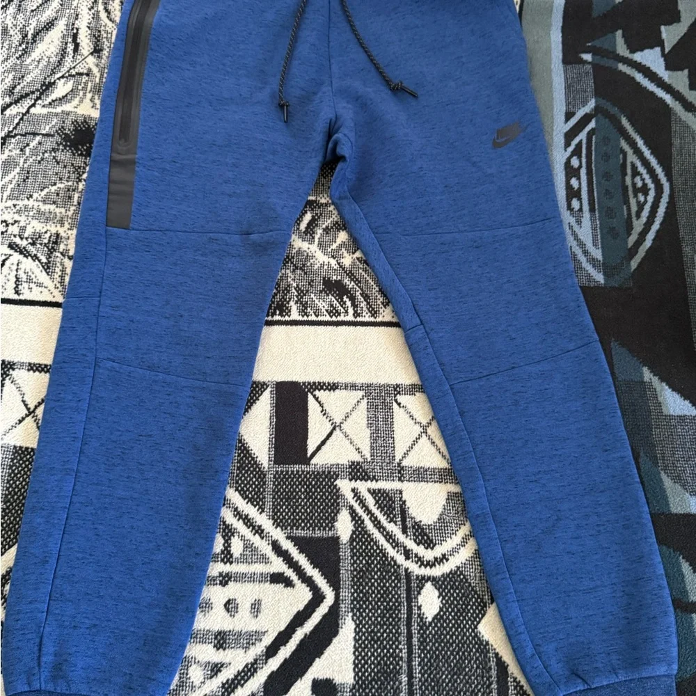Nike Tech Performance Heather Royal Blue/Reflective Silver Jogger Sweatpants